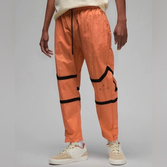 Nike Air Jordan 23 Engineered Woven Pants Rust Oxide Size 3XL Warm Up Nylon - Picture 1 of 15